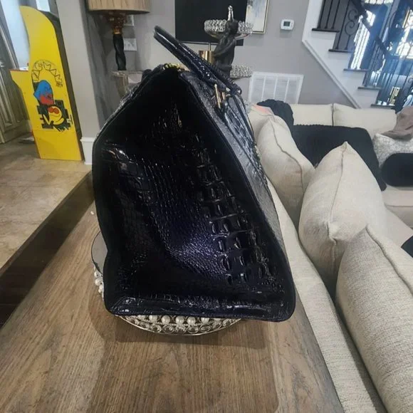 NWT Rare Color Authentic Blue Brahmin Genuine Leather Anywhere - Picture 9 of 11